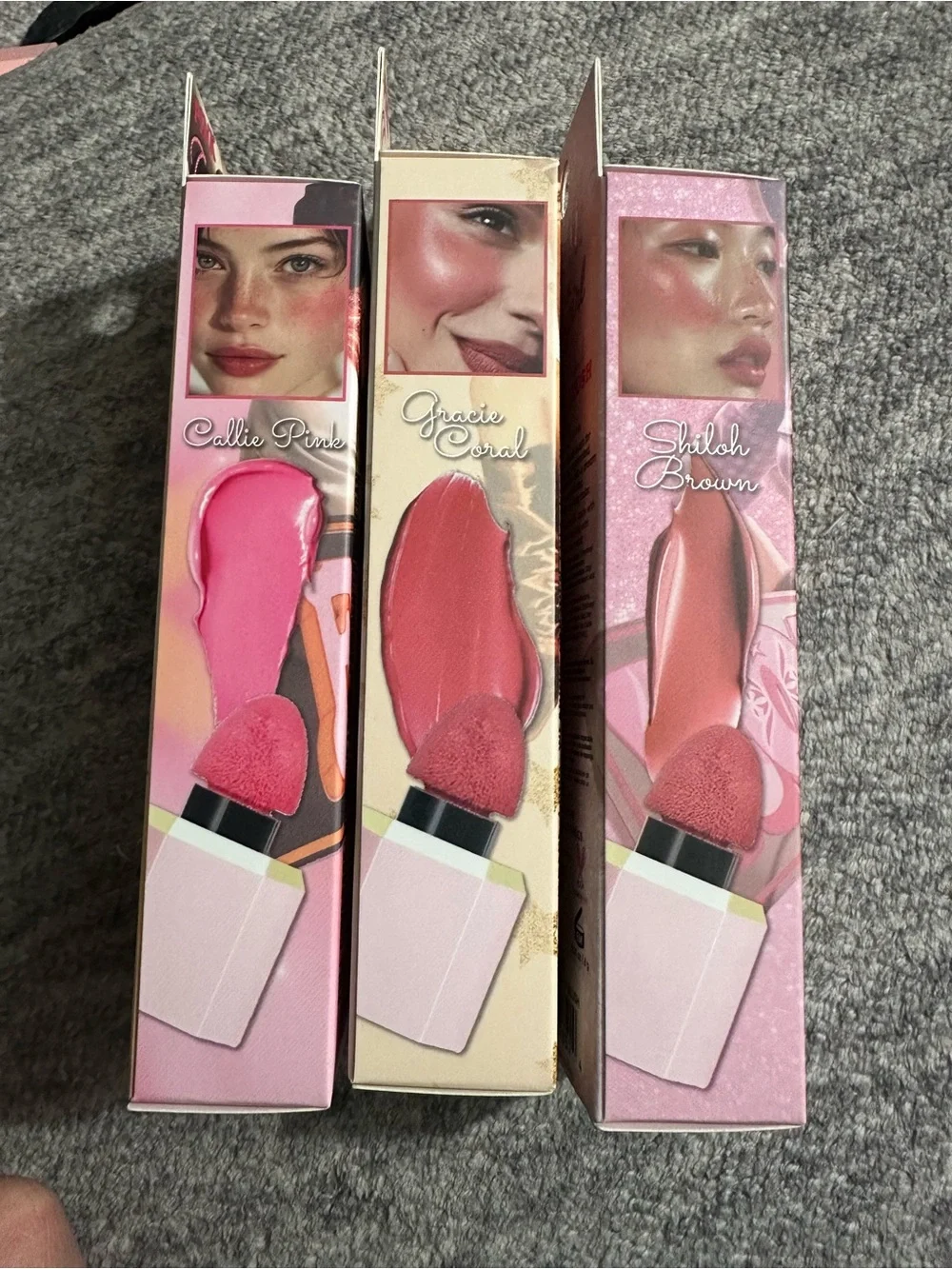Ioni Cosmetics Cowgirl Collection Blush Trio Viral Rare Nude Tones
